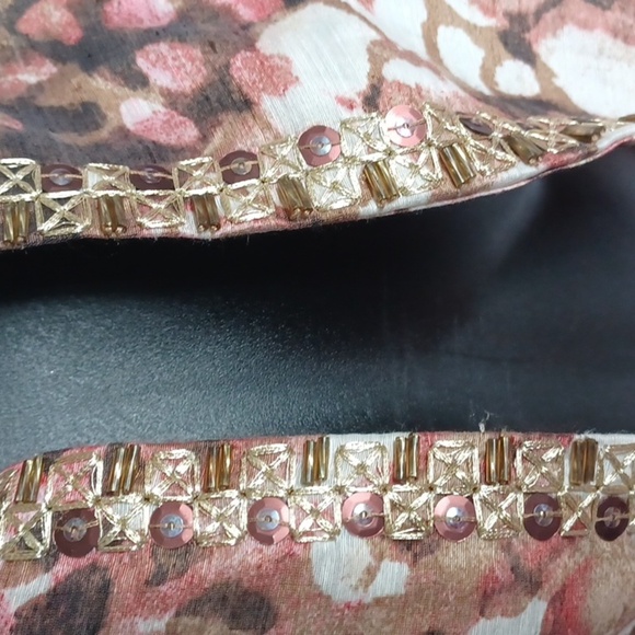 Chico’s Bernita Animal Pattern Jacket, Sz 1 (8) - Picture 3 of 8